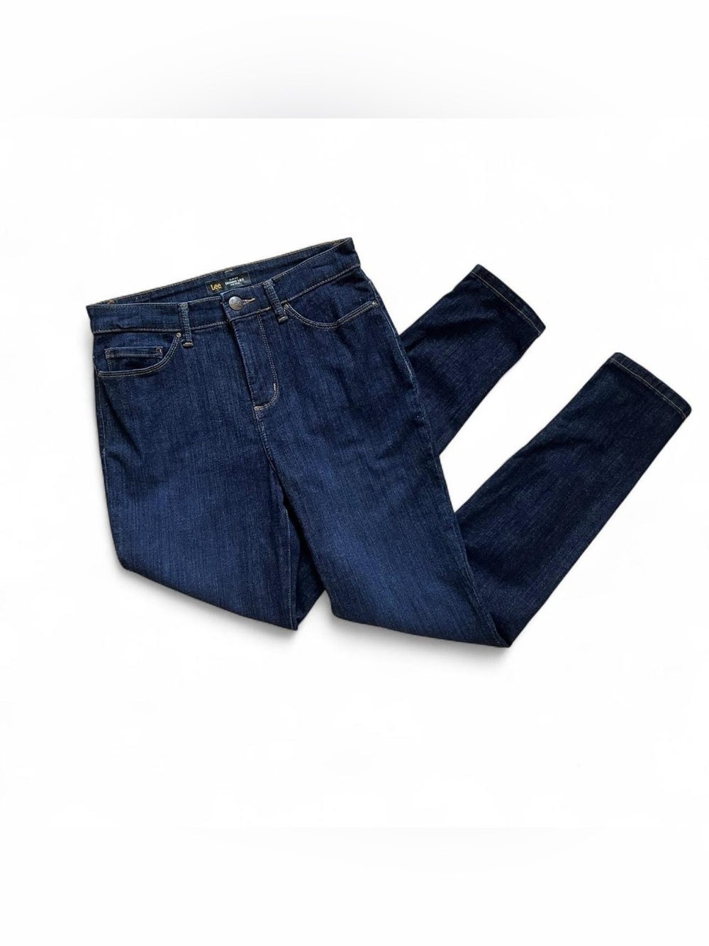 Lee Dark Blue Women's Slim Straight Jeans